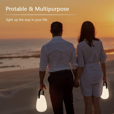 Outdoor Lamp LED Rechargeable Battery Table Lamp Portable Wireless Dimmable Table Lamp