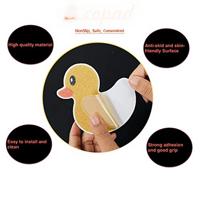 Non-slip bathtub stickers, 20 pieces, self-adhesive, for children and shower, with high-quality scraper, each approx.