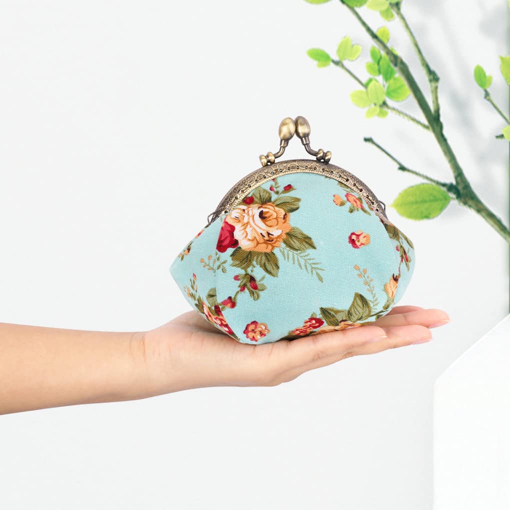 Porte-monnaie floral Porte-monnaie Retro Bag