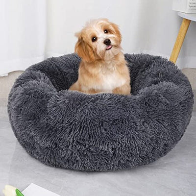 Cat Bed Fluffy Cat Pillow Washable Dog Bed Small Dogs Pet Bed for Small Dogs, Cats and Other Pets (60cm)