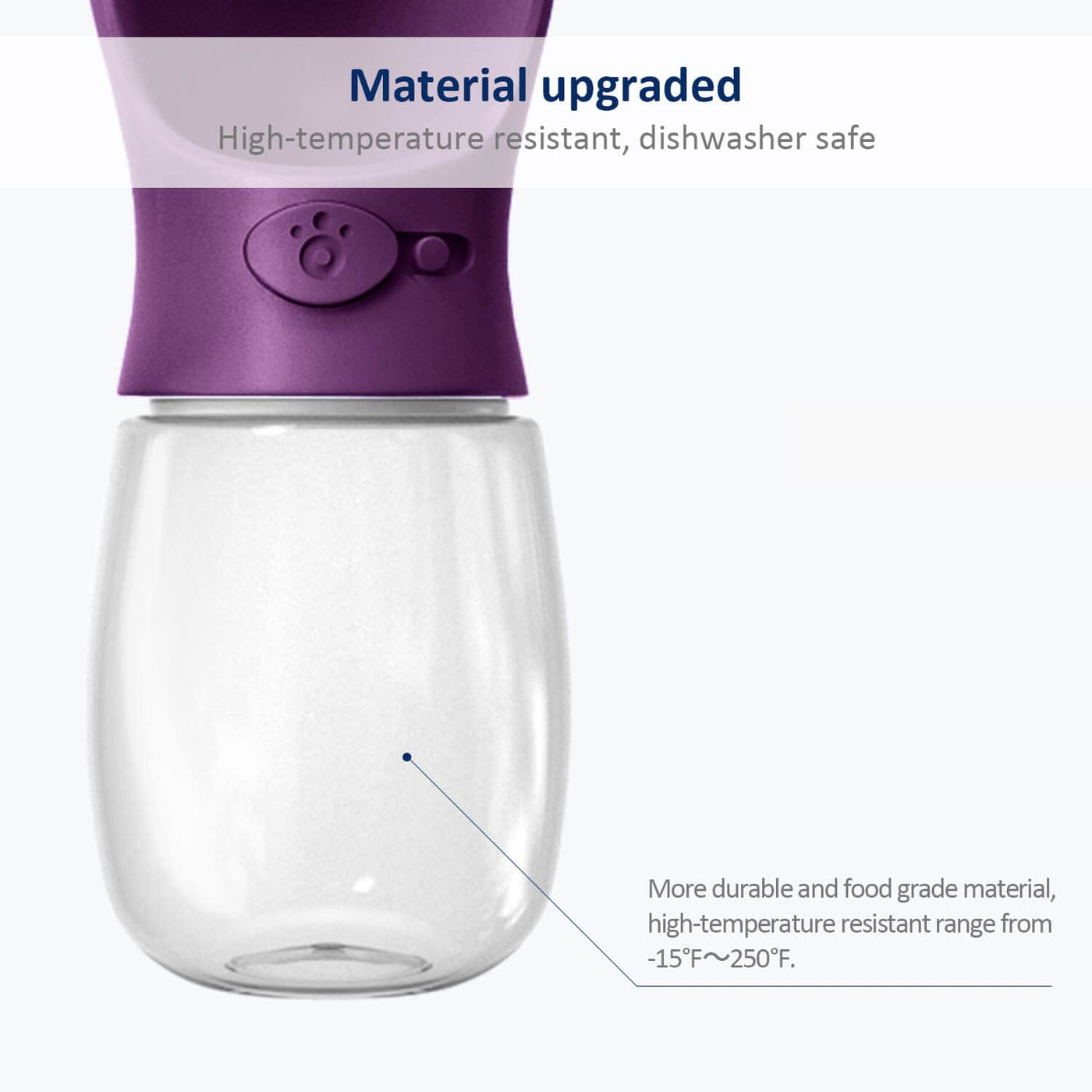 Leak-proof drinking bowl for dogs - Practical for walks, hiking & travel