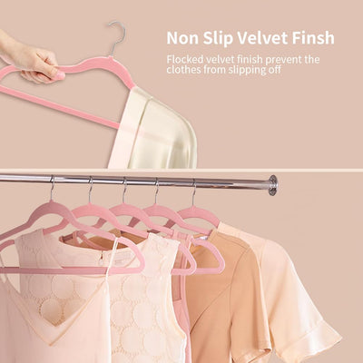 36-Pack velvet Hangers