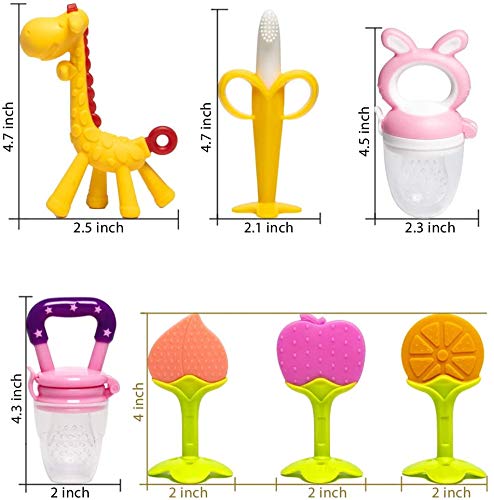 Beißring für Babys 6 Stück Beißring Spielzeug