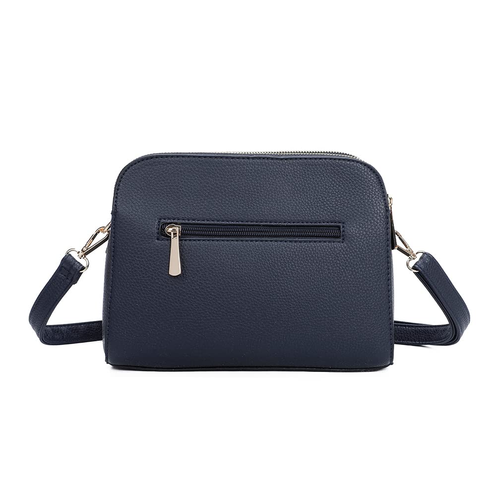 PU Leather Solid Shoulder Bag