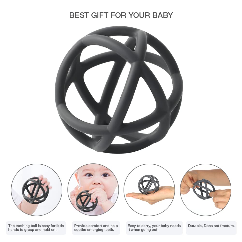 Baby toys, gripping ring and teether