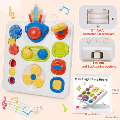 9 in 1 baby motor activity toy Sensory toy Baby baby cube toy Busy Board