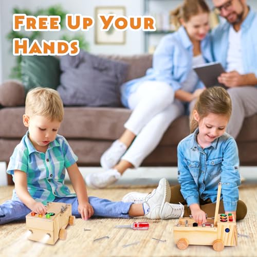 Busy Board toy Activity Board Wooden toy Motor skills toy