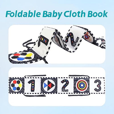 Contrast book baby newborn toys, book baby toys, baby cloth book toys, first pictures for baby eyes