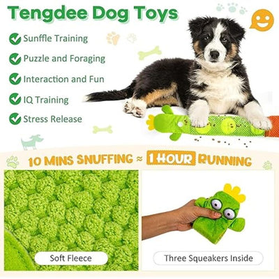 Intelligence Toy for Dogs, Squeaky Puppy Toy, Sniffing Toy Dog