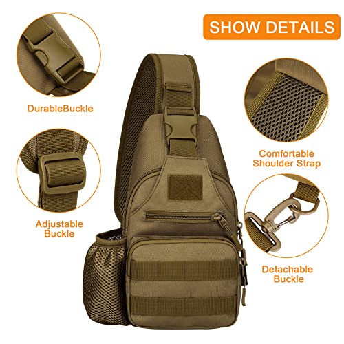 Tactical Chest Bag Military Shoulder Bag Tactical Chest Sling Pack Crossbody Bag