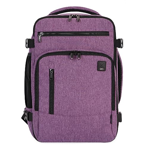 Sac à dos 40 x 20 x 25 cm pour Ryanair Aeroplane Travel Backpack Hand Luggage Laptop Daypacks PET Recycled Environmentally Friendly Backpack Waterproof Under Seat 20 L Small, Pink