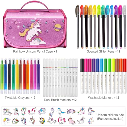 Crayons pailletés , Set de peinture pour enfants , Coffret de peinture pour enfants