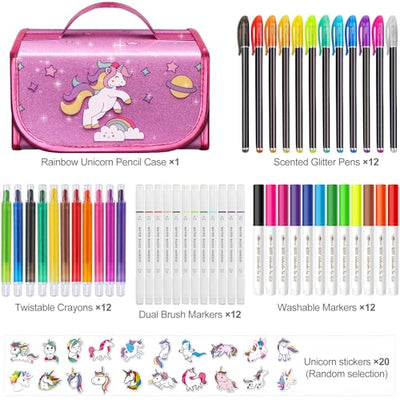 Crayons pailletés , Set de peinture pour enfants , Coffret de peinture pour enfants