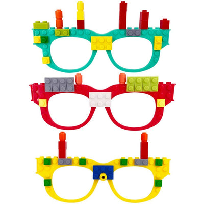 Building Blocks Glasses Splice Glasses Toys: 12 Pieces Building Bricks
