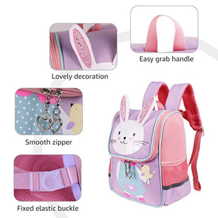 School Backpacks Toddler Pupil Animal Bag Daypack for Primary School Kindergarten