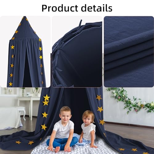 Baby canopy, bed canopy children, babies bed nursery bed curtain cotton decoration mosquito net for princess play tents