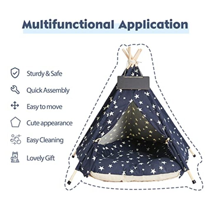 Luxery Dog Tents Dog Cave and Pet Houses with Pillow and Panel