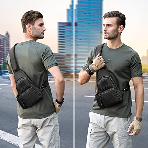 Tactical Chest Bag Militärische Umhängetasche Tactical Chest Sling Pack Crossbody Bag