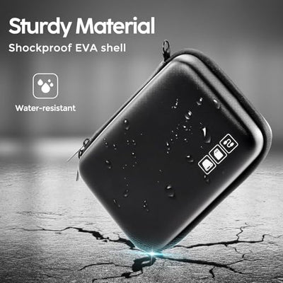 Boîtier rigide Boîtier portable pour disque dur externe pour 2 disques durs