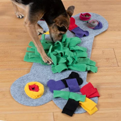 Sniffing Carpet I Dog Toy Intelligence Toy Dog Food Blanket Sniffing Mat Search Mat Dogs Gift (Small)