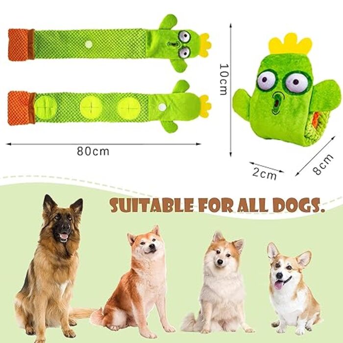 Intelligence Toy for Dogs, Squeaky Puppy Toy, Sniffing Toy Dog