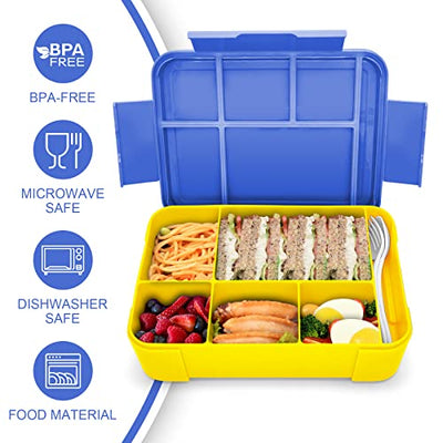 Leak-proof lunch box for children, bread box, snack box, perfect for school, kindergarten & outings