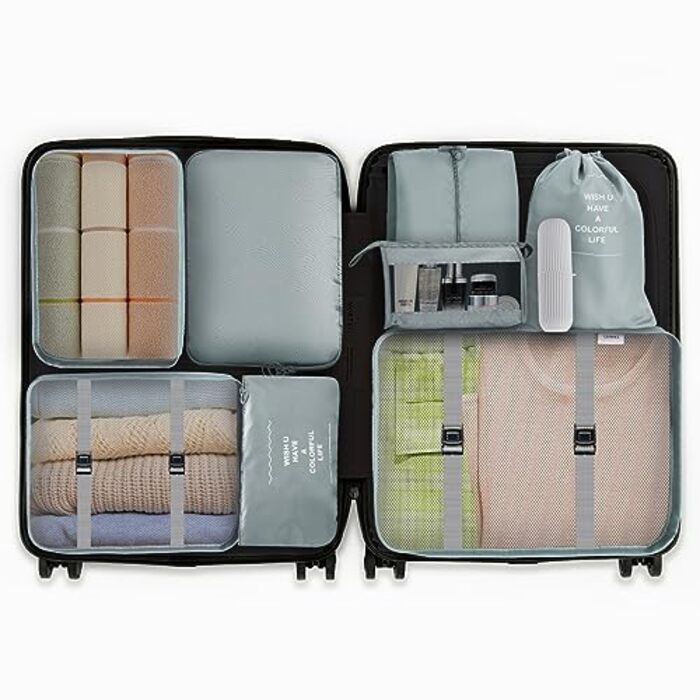 Koffer Organizer Set 9 Stück Packing Cubes Set Koffer Organizer Set Packing Cubes