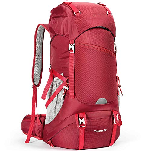 Wanderrucksack 50L, wasserdichter Trekkingrucksack Reiserucksack Outdoor-Wanderrucksack mit