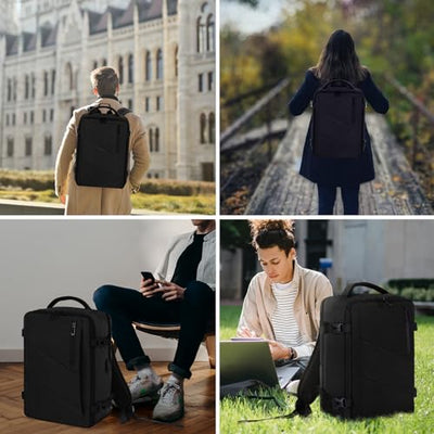 Hand Luggage Backpack Laptop Waterproof, Travel Backpack Hand Luggage Airplane Large, With USB Port