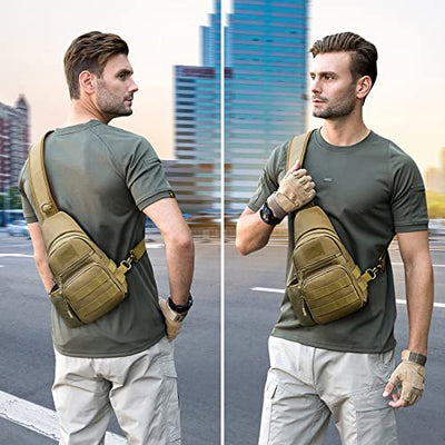 Tactical Chest Bag Military Shoulder Bag Tactical Chest Sling Pack Crossbody Bag