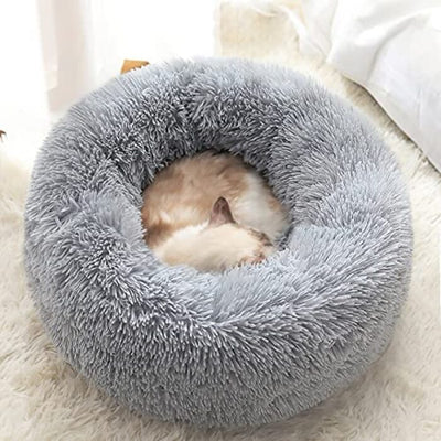 Cat Pillow Dog Bed Pet Bed Fluffy for Small, Medium Dogs, Cats and Other Pets (50cm)