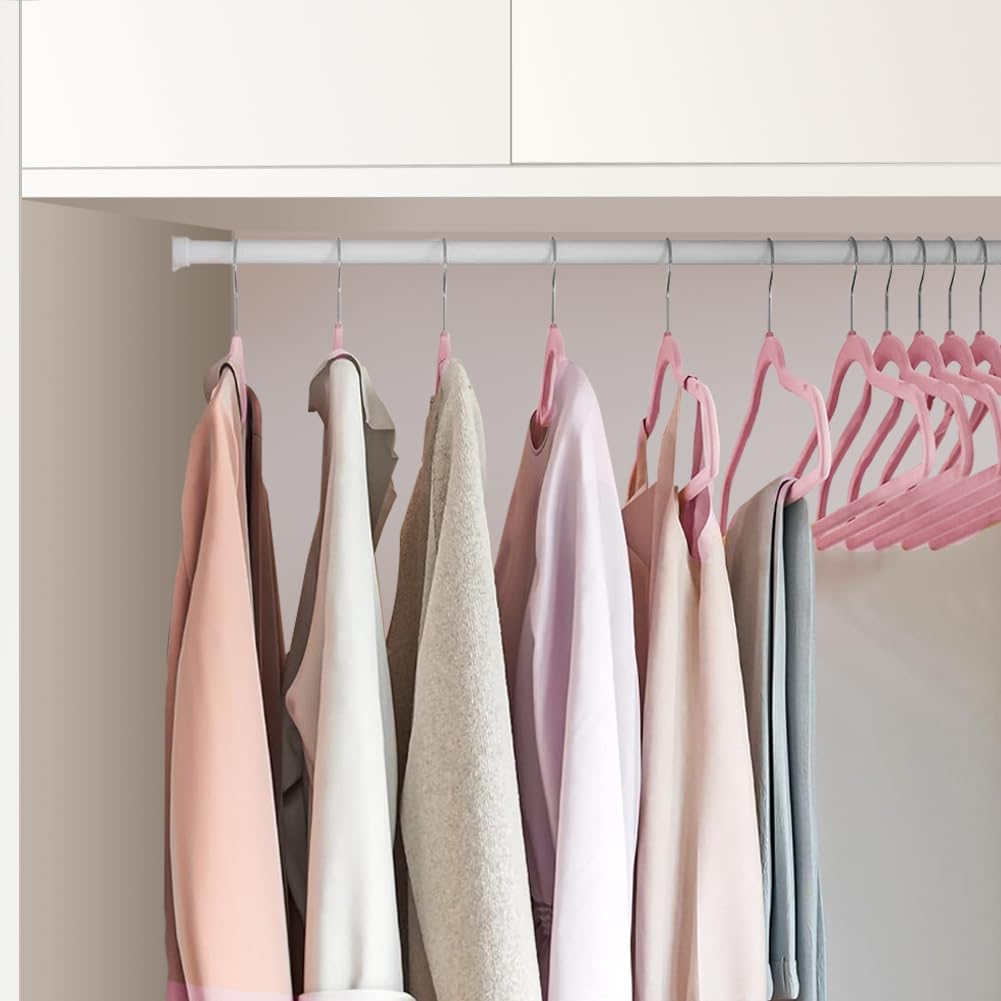 Velvet Hangers Non-slip Hangers with Shoulder Notches for Adults