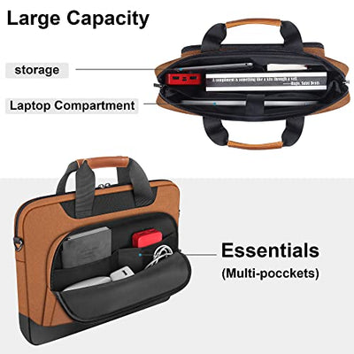 Laptop Protective Cover Business Briefcase Laptop Shoulder Bag Compatible with  Laptops/ HP Pavilion /MSI GS73VR Stealth Pro/Dell Inspiron /Acer/ASUS