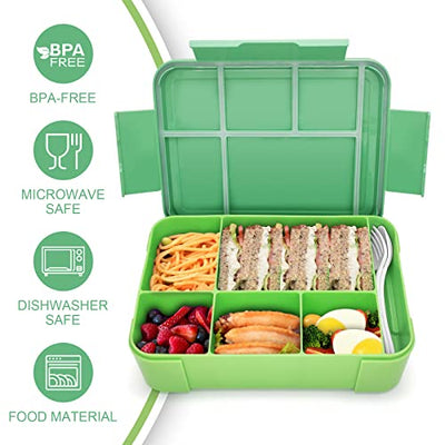 Leak-proof lunch box for children, bread box, snack box, perfect for school, kindergarten & outings