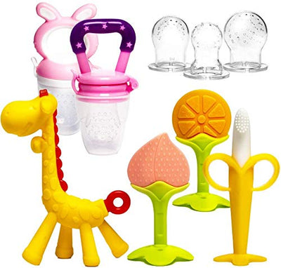 Beißring für Babys 6 Stück Beißring Spielzeug