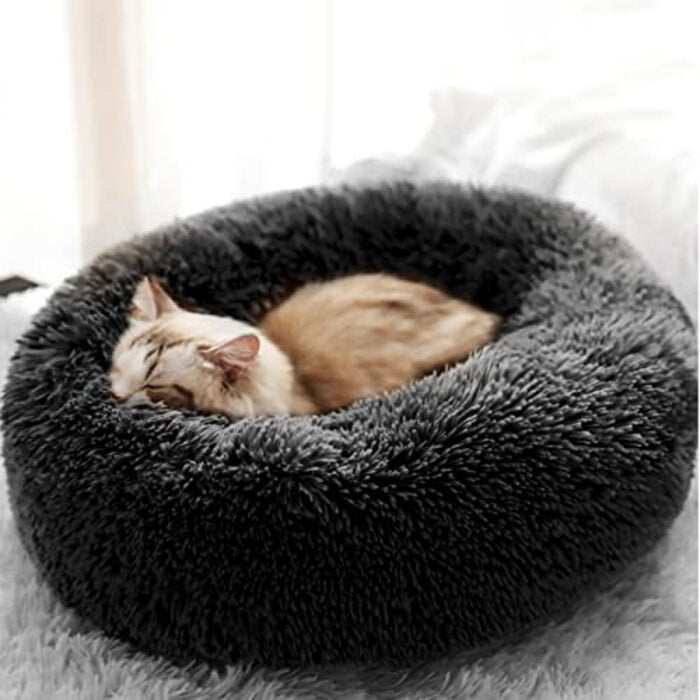 Cat Pillow Dog Bed Pet Bed Fluffy for Small, Medium Dogs, Cats and Other Pets (50cm)