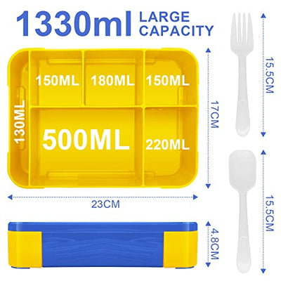 Leak-proof lunch box for children, bread box, snack box, perfect for school, kindergarten & outings