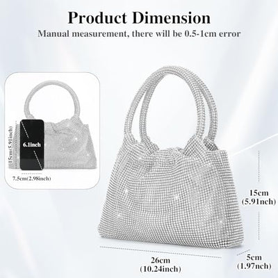 Abendtasche Kupplung Umhängetasche kleine Pailletten Handtasche Umhängetasche Kettentasche für Hochzeit Party Disco