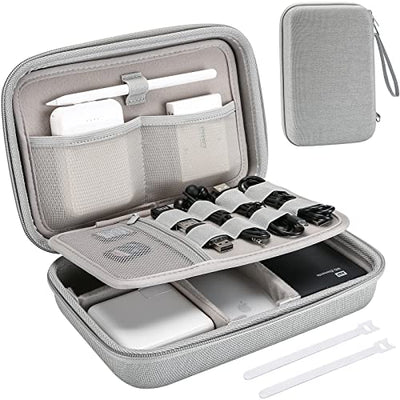 Tough travel case organizer for electronics