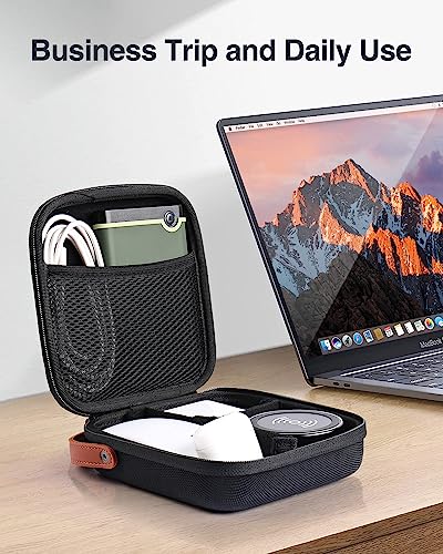 Cable organizer bag, hard case cable bag small, cable organizer travel, hard case electronics small for charging cable/charger/powerbank/hard case