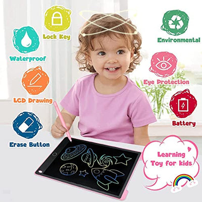 LCD Writing Board Kids 2 Pack Magic Board,Erasable Doodle Board