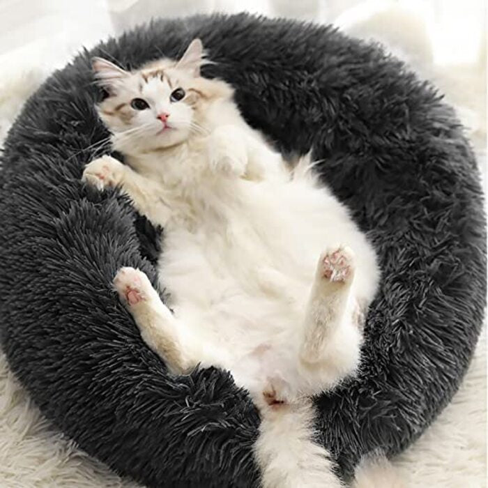 Cat Pillow Dog Bed Pet Bed Fluffy for Small, Medium Dogs, Cats and Other Pets (50cm)