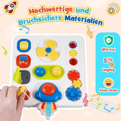 9 in 1 baby motor activity toy Sensory toy Baby baby cube toy Busy Board