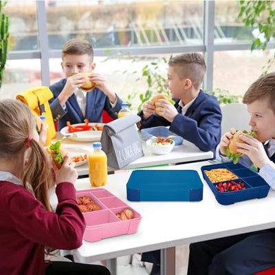 Auslaufsichere Lunchbox für Kinder, Brotdose, Snackbox, perfekt für Schule, Kindergarten & Ausflüge