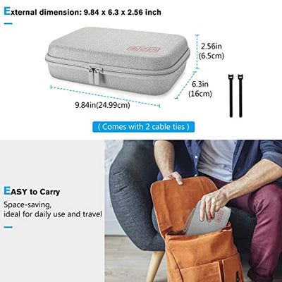 Tough travel case organizer for electronics