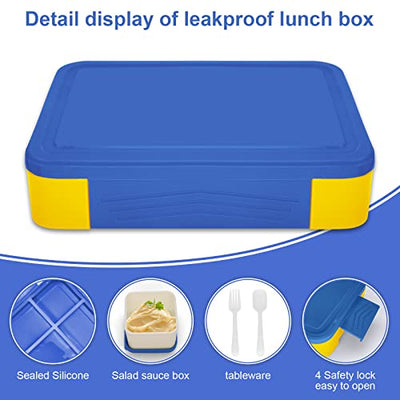 Leak-proof lunch box for children, bread box, snack box, perfect for school, kindergarten & outings