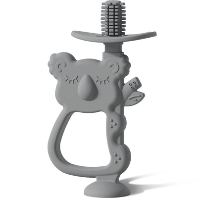 Baby-Beißring mit Saugfuß, Baby-Zahnbürste, Beißring