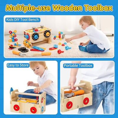 Castle toolbox children's workbench children's toys