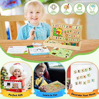 Math games with counting sticks multiplication tables - educational games children's games wooden toys