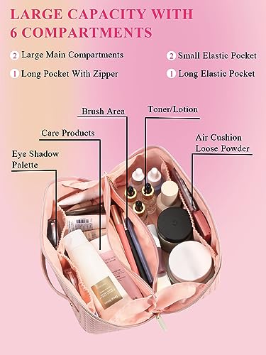 Cosmetic bag Travel bag Toiletry bag : PU leather Make Up